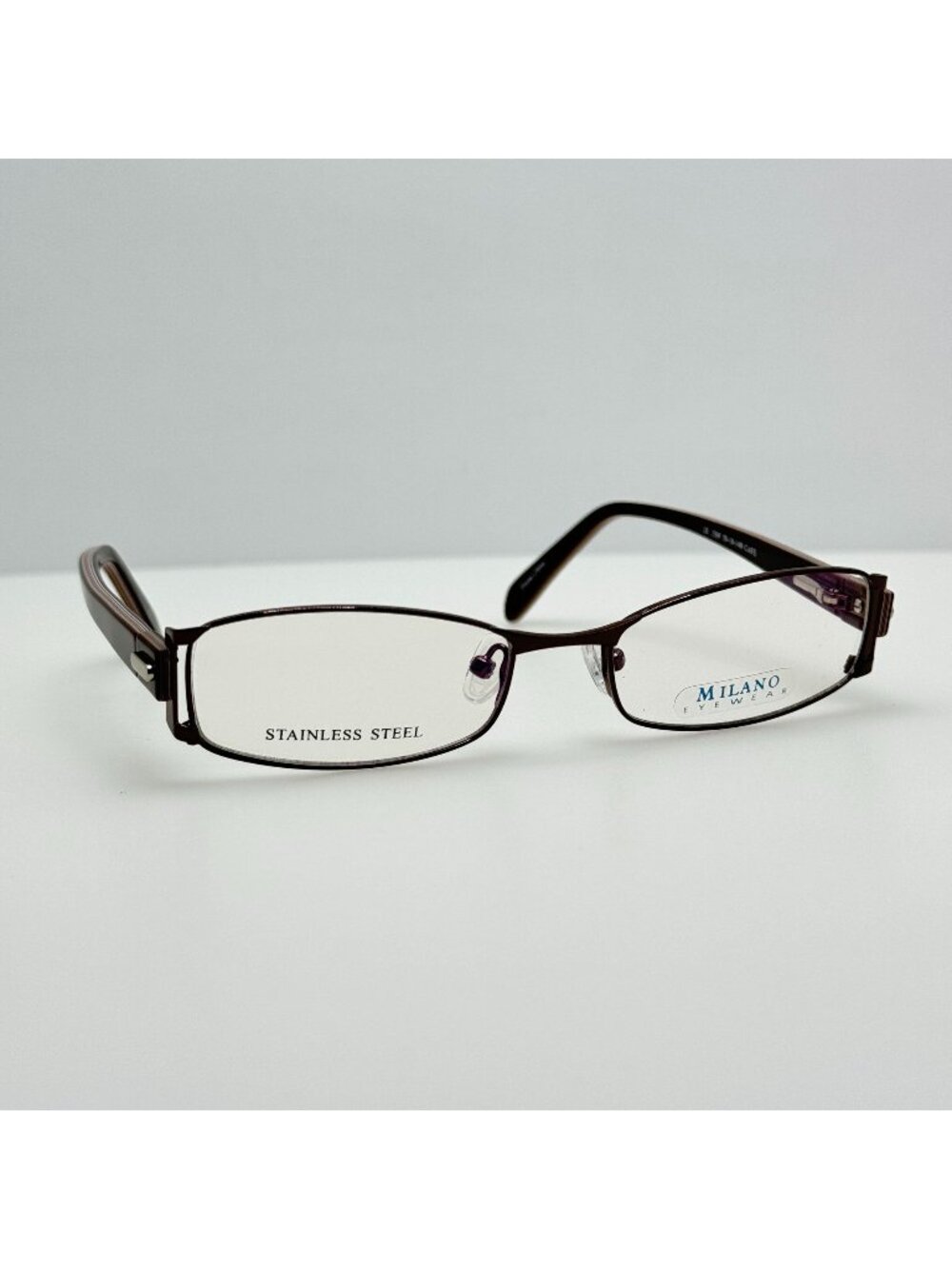 Milano Eyeglasses Eye Glasses Frames 1569 Cafe 50-18-140